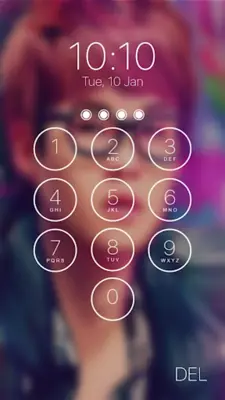 kpop lock screen android App screenshot 2